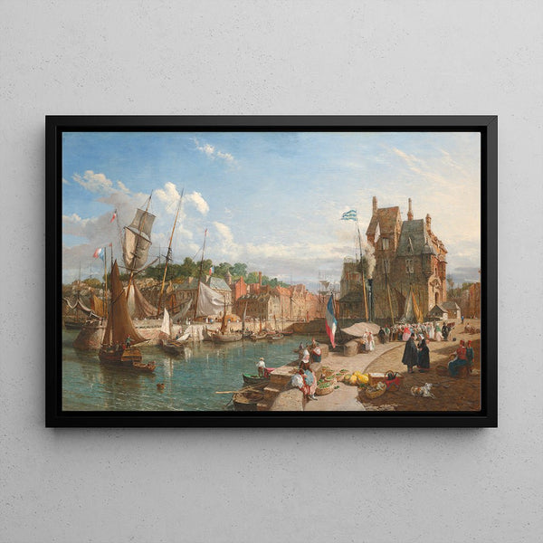 Honfleur, Normandy (1859) - William Parrott