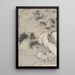 Bamboo under the snow - Hong Fan — framed artwork on a wall