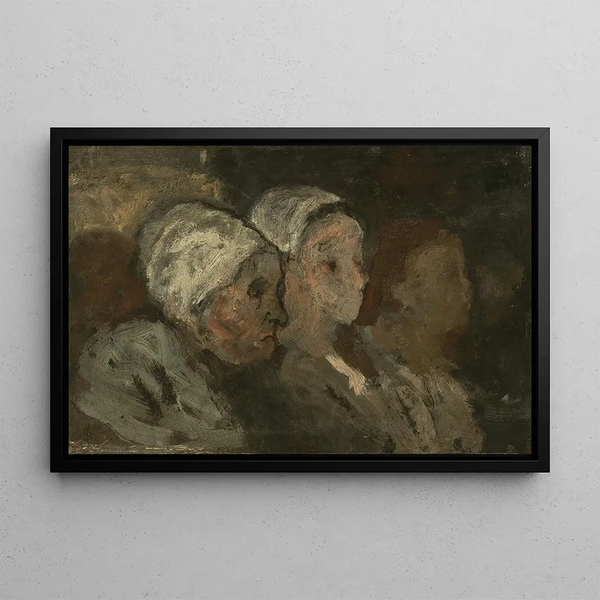 At the church - Honoré Daumier — framed artwork on a wall