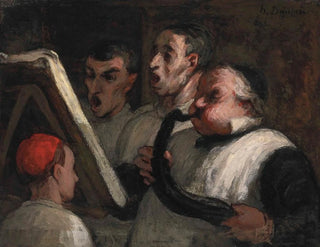 Le Lutrin - Honoré Daumier — artwork view