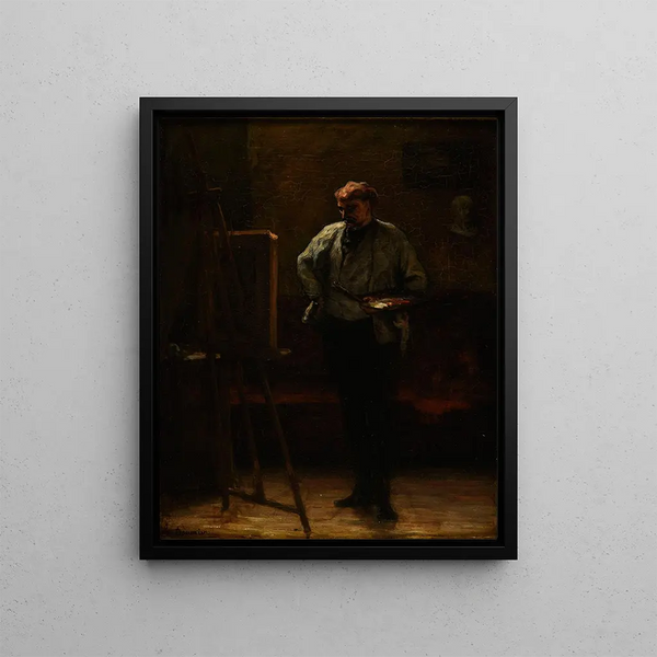 The Painter - Honoré Daumier — framed artwork on a wall