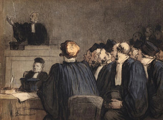 Court scene - Honoré Daumier — artwork view