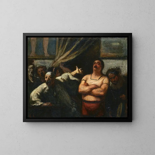 L'Homme fort - Honoré Daumier — framed artwork on a wall