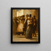 Dans la rue - Honoré Daumier — framed artwork on a wall