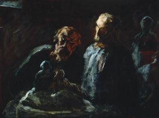 Two Sculptors - Honoré Daumier — artwork view