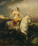 A Algerian Lady Hawking - Horace Vernet — artwork view