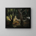 Departure for the hunt in the Pontine marshes - Horace Vernet — framed artwork on a wall