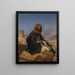 Jérémie sur les ruines de Jérusalem - Horace Vernet — framed artwork on a wall