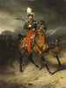 Portrait Painting of Jean Georges Schickler, Commander of the Cantonal Squadron of Basel - Horace Vernet — artwork view