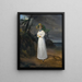 Portrait of the Countess Jean Henri Louis Greffulhe and Marie Françoise Célestine de Vintimille du Luc later Countess Philippe Paul de Ségur 1787 1862 in a landscape - Horace Vernet — framed artwork on a wall