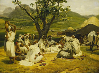 The Arab storyteller - Horace Vernet — artwork view