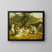 The Arab storyteller - Horace Vernet — framed artwork on a wall