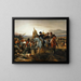 The Battle of Friedland, June 1807 - Horace Vernet — framed artwork on a wall