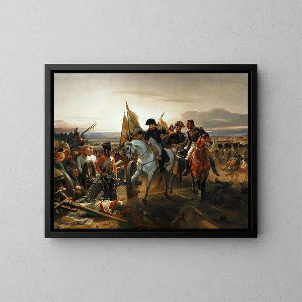 The Battle of Friedland, June 1807 - Horace Vernet — framed artwork on a wall