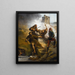 The Siege of Saragossa - Horace Vernet — framed artwork on a wall