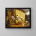 The Wounded Trumpeter - Horace Vernet — framed artwork on a wall