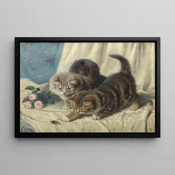 A Dangerous Toy - Horatio Henry Couldery — framed artwork on a wall