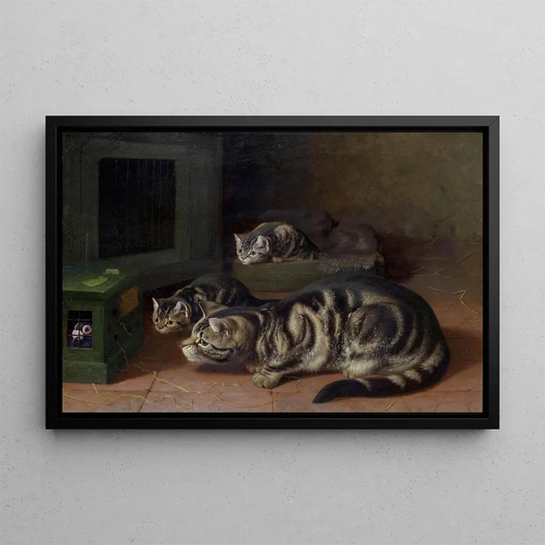 Curiosity - Horatio Henry Couldery — framed artwork on a wall
