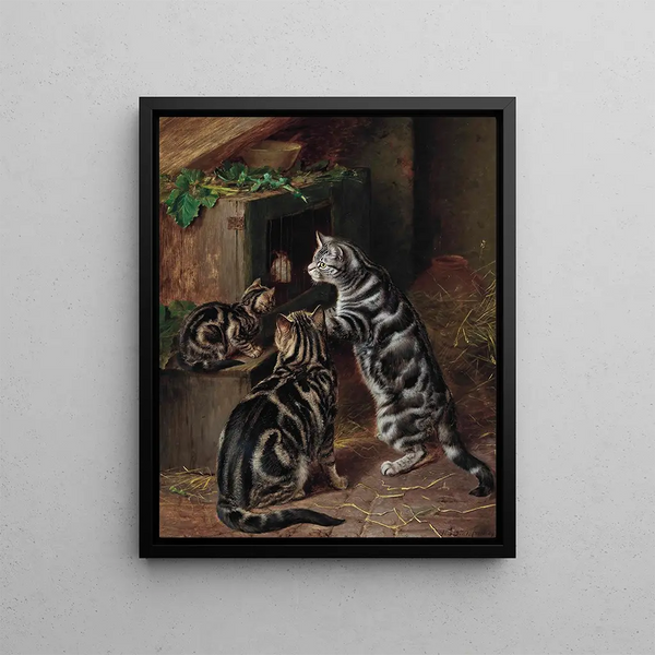 Visiting Hours - Horatio Henry Couldery — framed artwork on a wall
