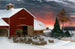 Cour de ferme en hiver - Horatio Shaw — artwork view