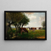 Bétail en pâturage - Horatio Walker — framed artwork on a wall