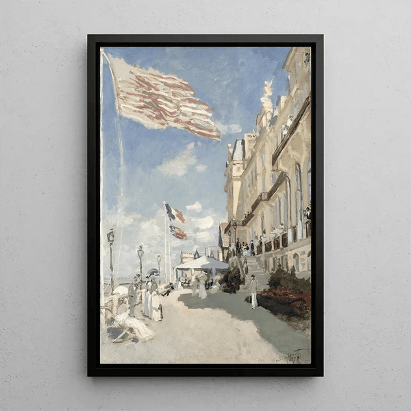 Reproduction of the painting Hôtel des Roches Noires, Trouville by Claude Monet