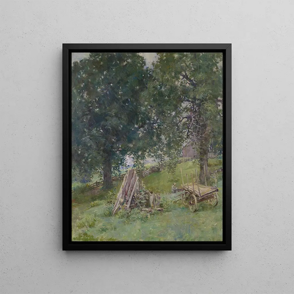 Summer Afternoon - Howard Chandler Christy — framed artwork on a wall