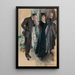 The Suitors - Howard Chandler Christy — framed artwork on a wall