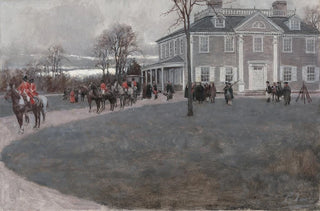 Howard Pyle - Lady Washingtons Arrival At Headquarters Cambridge 1775.webp