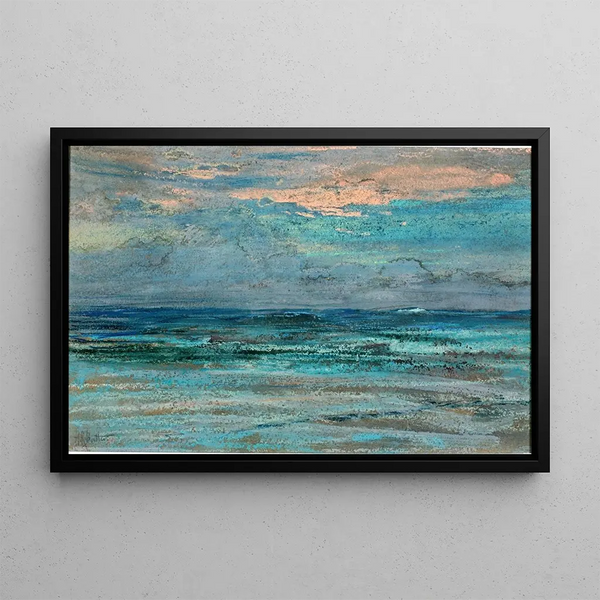 Côte de Long Island - Howard Russell Butler — framed artwork on a wall