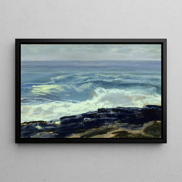 Côte du Maine 31 - Howard Russell Butler — framed artwork on a wall