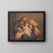 The Christ Blessing the Little Children - Howe Middleton — framed artwork on a wall