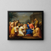 Laissez venir à moi les petits enfants - Hubert Maurer — framed artwork on a wall