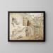 Allegory of the Fall of the Barry Family - Hubert Robert — framed artwork on a wall