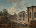 Demolition of the Château de Meudon - Hubert Robert — artwork view