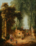 Fontaine dans un parc - Hubert Robert — artwork view