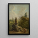 Garden Monument Painting - Hubert Robert — framed artwork on a wall