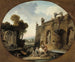 L'Abreuvoir - Hubert Robert — artwork view