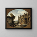L'Abreuvoir - Hubert Robert — framed artwork on a wall