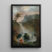 La Cascade - Hubert Robert — framed artwork on a wall