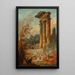 Lavandières - Hubert Robert — framed artwork on a wall