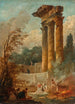 Lavandières - Hubert Robert — artwork view