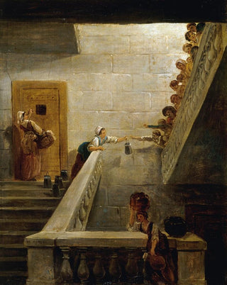 Hubert Robert - Le Ravitaillement des prisonniers la prison de SaintLazare.webp