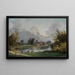 Landscape of Park - Hubert Robert — framed artwork on a wall