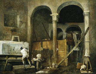 L'Atelier de l'artiste - Hubert Robert — artwork view