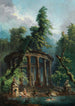 The Swimming Pool Basin - Hubert Robert — artwork view