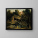 Les bains d'Apollon à Versailles - Hubert Robert — framed artwork on a wall