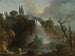 Les Cascades de Tivoli - Hubert Robert — artwork view