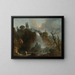 Les Cascades de Tivoli - Hubert Robert — framed artwork on a wall