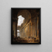 The Old Temple - Hubert Robert — framed artwork on a wall